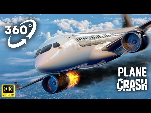 VR Plane Crash Experience in Virtual Reality 360 video class=