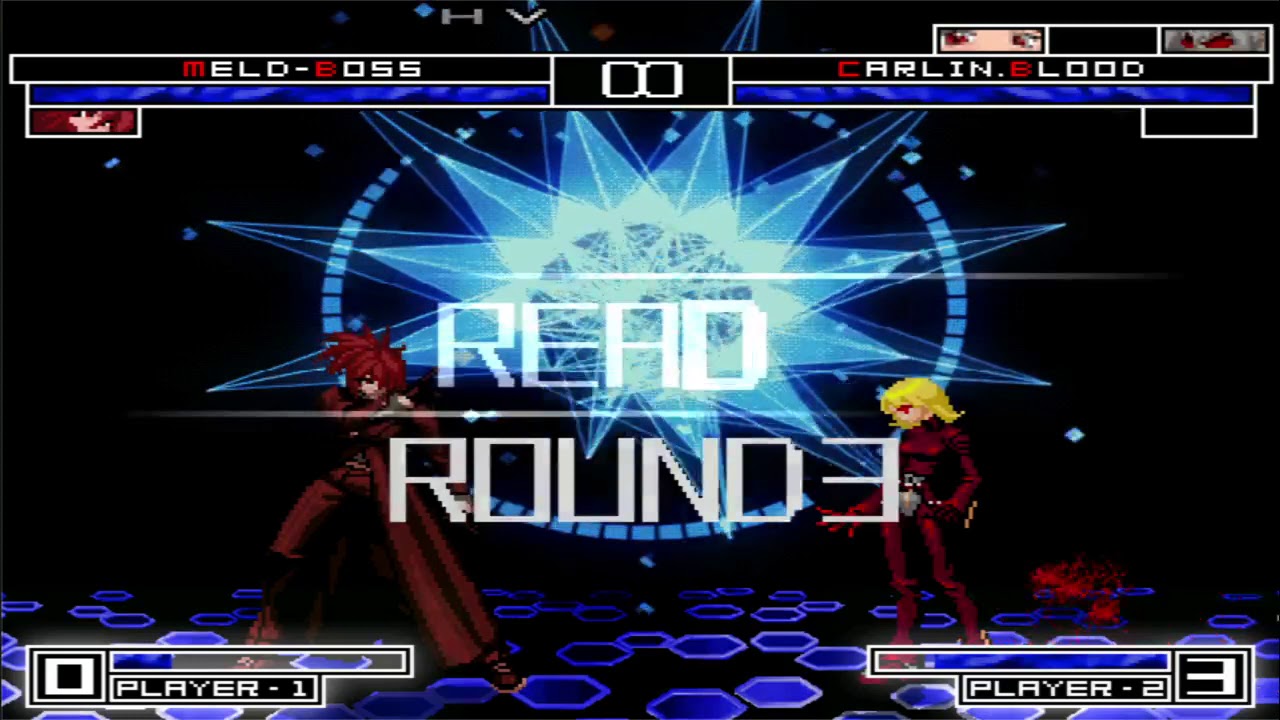 KOF MUGEN Real Play Meld Boss (Me) Vs Blood Team