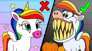 scary unicorn boy dragon cartoons for kids wildbrain kids