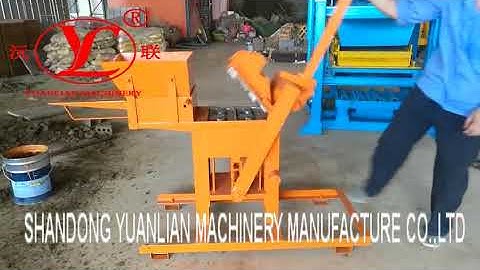 QMR 2-40 Compressed Earth Block Machines Cheap Manual Small Production Clay Brick Making Machine