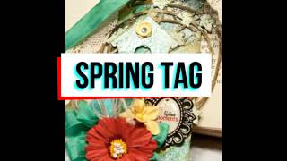 Spring Tag Tutorial with Gypsy Soul Laser Cuts