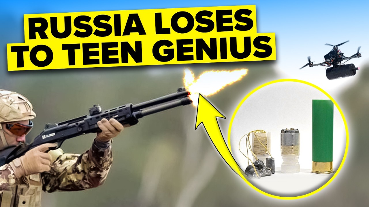Ukrainian TEEN Finds GENIUS Way to TAKE OUT Russian Drones