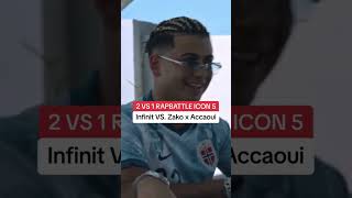 2Vs1 Rapbattle: Infinit Vs. Zako X Accaoui | Icon 5 Finale Ep.3 #Shorts