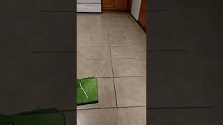 Satisfying .... cleaning grout with vinegar. Amazing before and after!!! Cleaning motivation