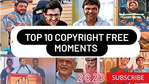 Top 10 Copyright free moments | @Mrtop10_23 #comedy #trending #viralvideos
