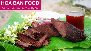 ĂN THỬ THỊT TRÂU GÁC BẾP GIÁ 1 TRIỆU MUA CỦA HOABAN FOOD | ĐẶC SẢN TÂY BẮC