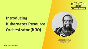 Introducing Kubernetes Resource Orchestrator (KRO) - Abdel Sghiouar