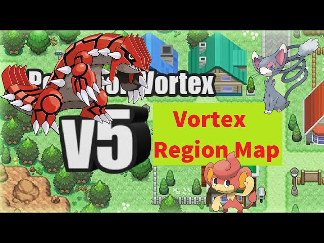 POKEMON VORTEX Mapa do jogo + pokemon de cada rota 