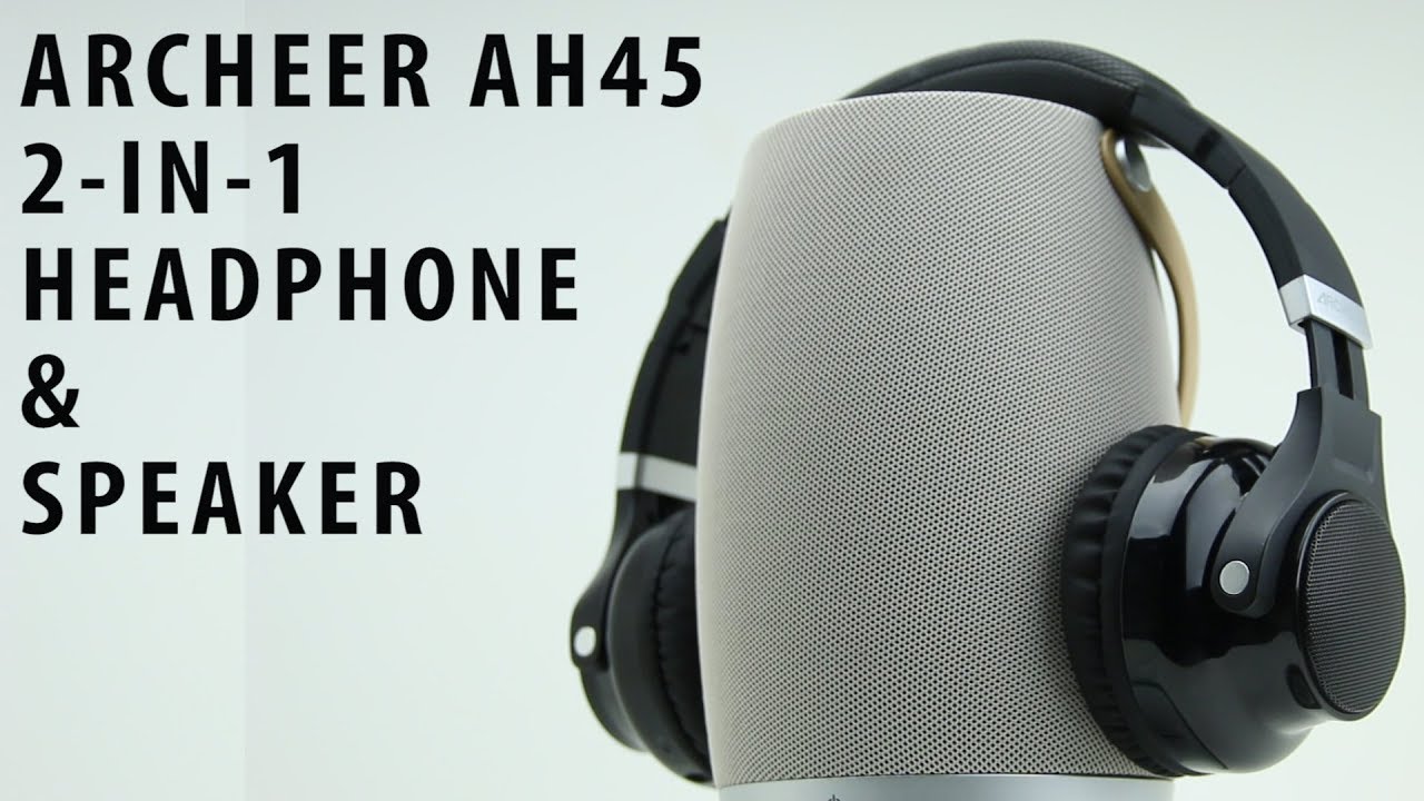 Archeer AH45 Headphones and Bluetooth speaker, Pretty interesting