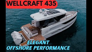 Experience Unmatched Comfort and Power with Wellcraft 435  The Ultimate Offshore Beast