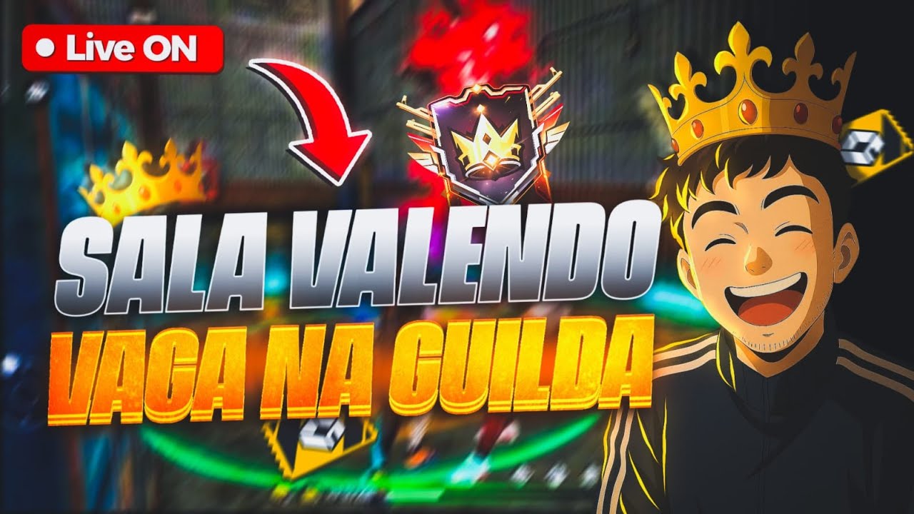 BATEU A META NO PIX TEM SALA PREMIADA🔥👑SALA VALENDO VAGA GUILDA👑🔥