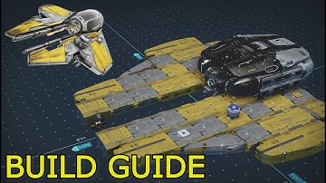 How to Build the Star Wars Jedi Starfighter / Interceptor  in Starfield (BUILD GUIDE)...