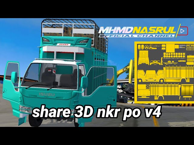 share 3d isuzu nkr po4 by mhmd Nasrul class=