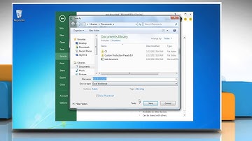 How to set password to an Excel 2013 File