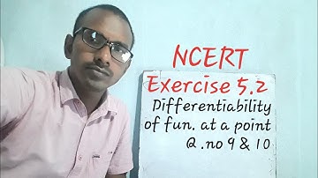 NCERT |Exercise 5.2| [Class 12th] check Differentiability of function at the given point (part 3)