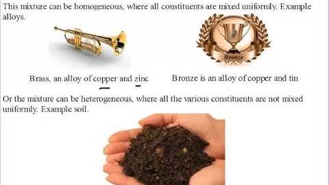 Siba Learning Zone - Solid solid mixture