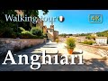 Anghiari (Tuscany), Italy【Walking Tour】History in Subtitles - 4K