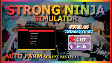 STRONG NINJA SIMULATOR Script Pastebin 2022 AUTO FARM | REDEEM CODE | AUTO REBIRTH (INSTANT PRO)😈