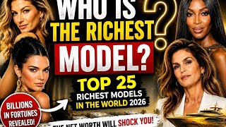 Top 25 Richest Models in the World (2026) Ranked by Net Worth  💵🌍🤑 | Tinselisland |