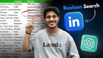 Free LinkedIn Lead Generation Strategy 2025 🚀 | Boolean Search Explained (AND, OR, NOT) Gates