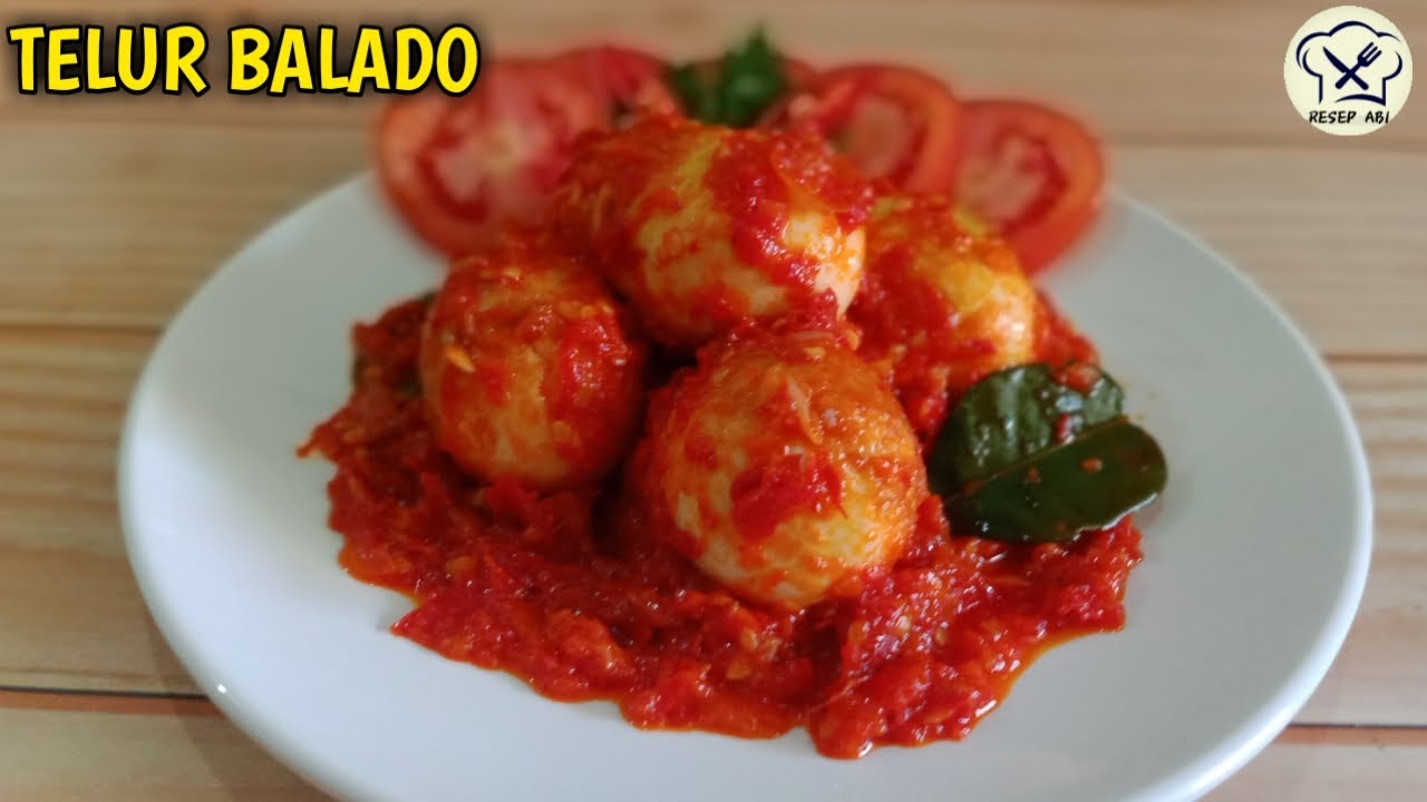 Resep Telur Balado Sederhana Enak Dan Mudah YouTube