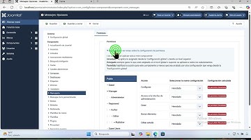 10. Configuración - Recorrido por los Componentes  de Joomla! 5