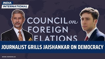 Journalist Grills Jaishankar on Democracy