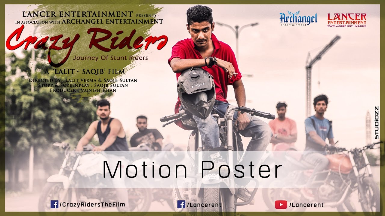 Crazy Riders (Web Series) - First Motion Poster _ Lancer Entertainment