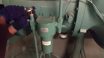 Replacing oil filter on york chiller
