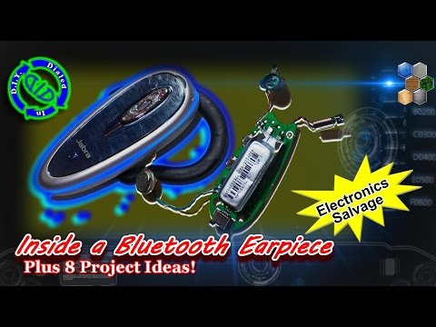 Inside A Bluetooth Earpiece - Amazing Parts Salvaged - Free Vibrating Motor+