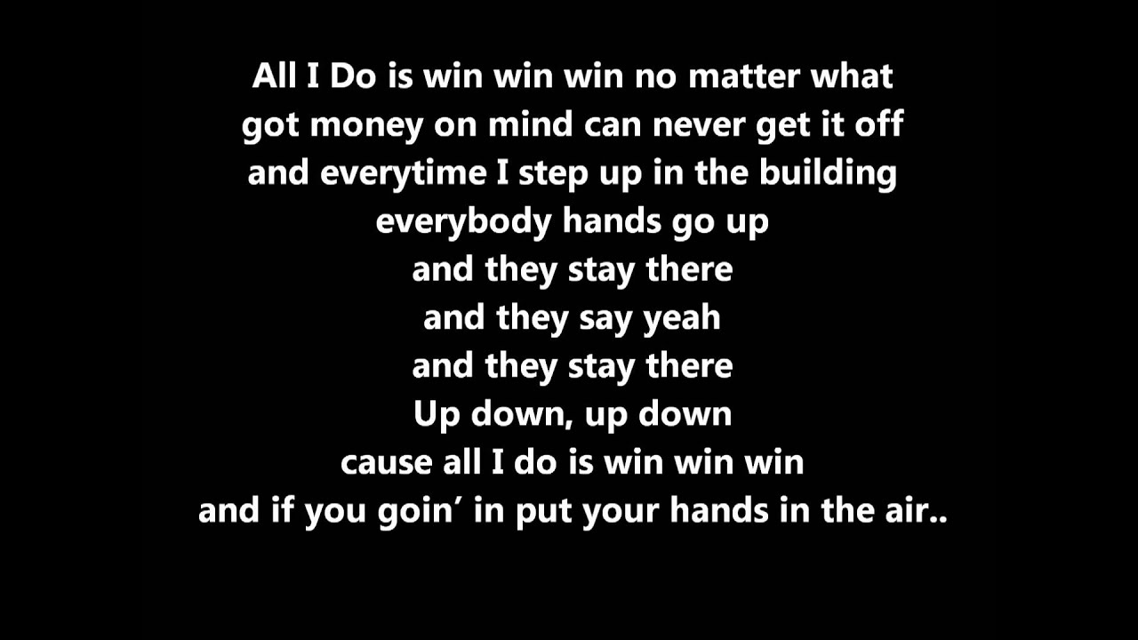 dj khaled all i do is win remix clean lyrics