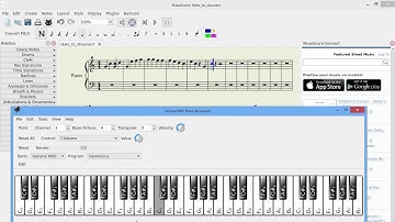 Setup Score input mode with VMPK in Ubuntu for MuseScore
