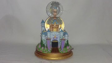 Disney Tinkerbell Castle Double Snow globe You can fly