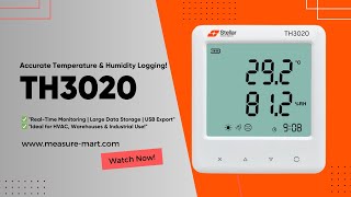 Th3020 Temperature Humidity Datalogger How To Use Setup