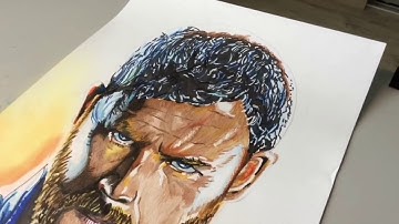 Speed drawing : Thor ( Chris Hemsworth )