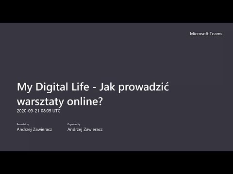 Szkolenia trenerskie MDL - Jak prowadzić spotkania online?