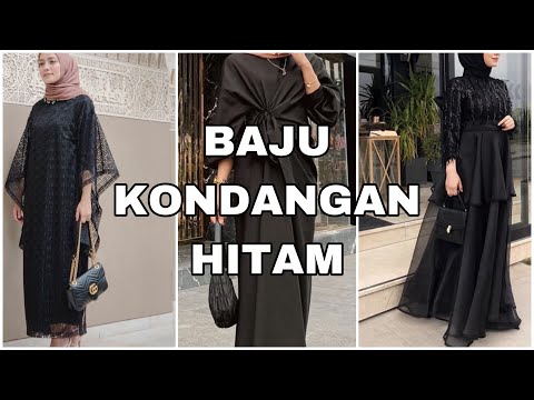 BAJU KONDANGAN HITAM ALA SELEBGRAM