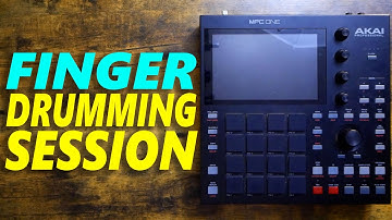 MPC One Finger Drumming Session