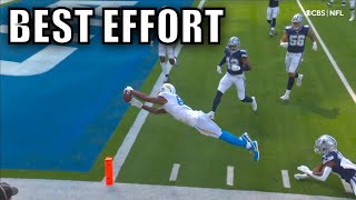 NFL 'Best Effort' Plays from the 2021-2022 Season