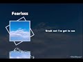 Lost Sky - Fearless pt.II (feat. Chris Linton) | Night Drive Energy [Lyrics]
