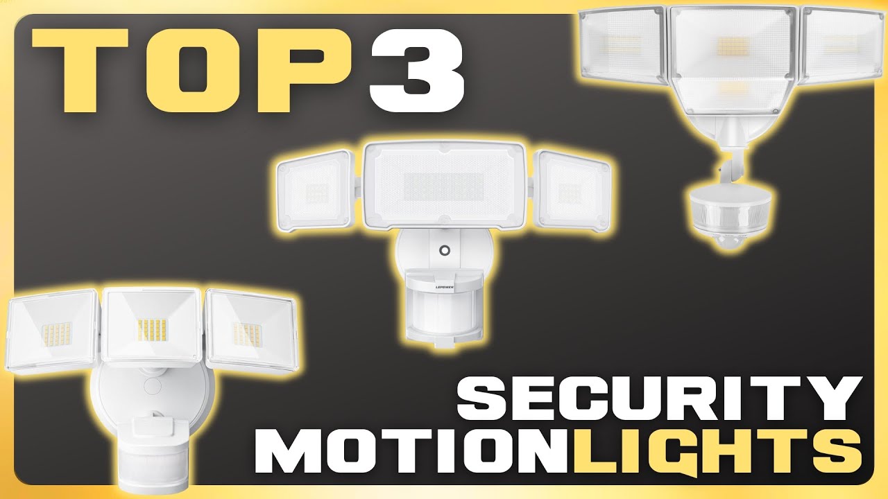 Top 3 Outdoor Security Motion Lights - YouTube