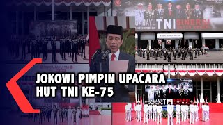 Jokowi Jadi Inspektur Upacara Daring HUT TNI ke-75