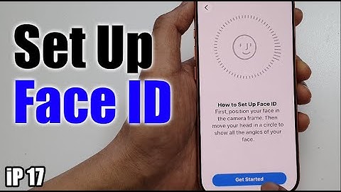 Face ID instellen op iPhone 17/17 Pro