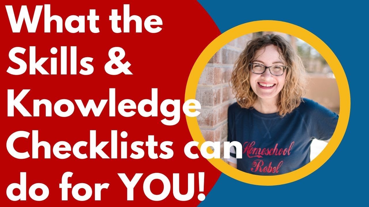 How to Keep Homeschool Records With The Skills and Knowledge Checklists