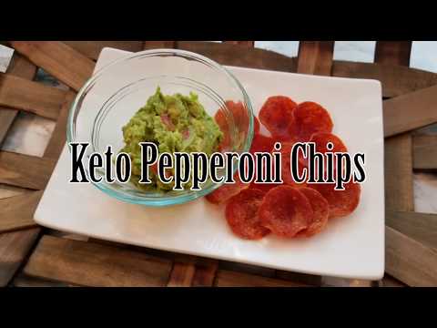 Keto Pepperoni Chips | Low Carb Snack