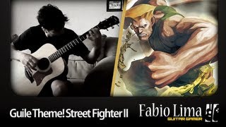 Video thumbnail of "Street Fighter II Guile's Theme on Acoustic Guitar by GuitarGamer (Fabio Lima)"