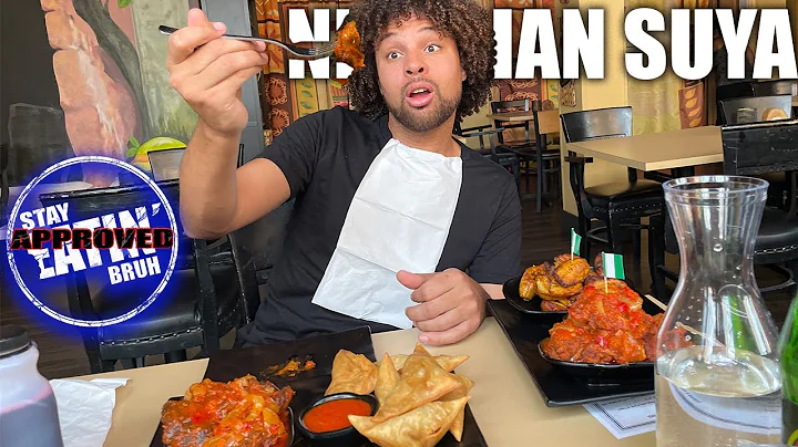 Trying NIGERIAN SUYA | Nigerian Beef and Wings In Boston