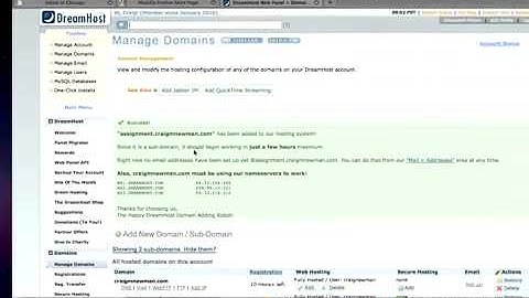 How to set up a subdomain in DreamHost 2 [WITH PROMO COUPON]