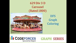 Codeforces Graph Series: Carousel (rated 1800) - DFS Graph Coloring