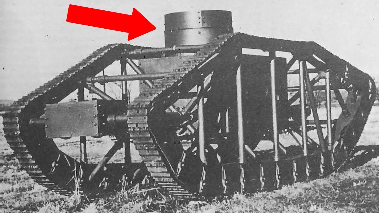 Танк-скелет. Самый необычный и опасный эксперимент Первой мировой!